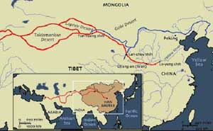 Silk Road map