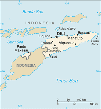 East Timor Map