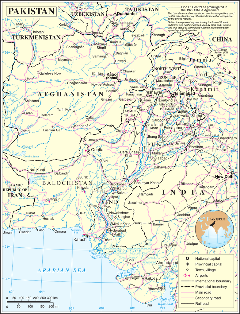 Pakistan Map