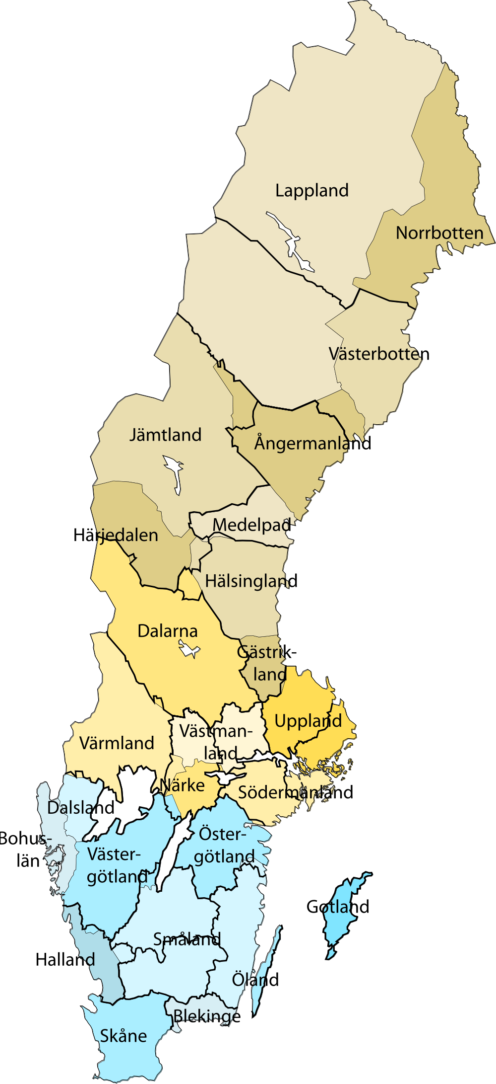 Sweden Map