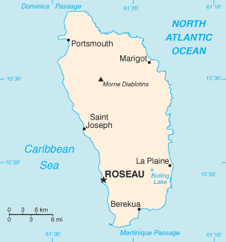 dominica Map